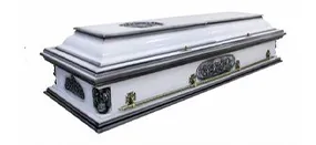 Саркофаг белый Вегас Ангел с плоской крышкой